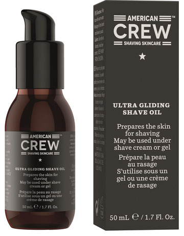 AMERICAN CREW HUILE À RASER ULTRA GLIDING 50 ML.