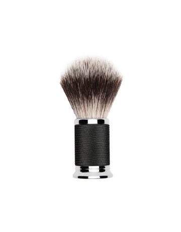 Pinceau de rasage Depot No.733 Vintage Black &amp; Silver
