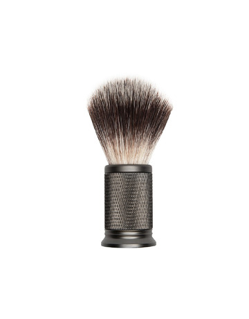 Depot No.734 Brosse de rasage vintage en métal anthracite