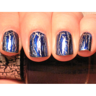 NLE63 OPI Navy Shatter