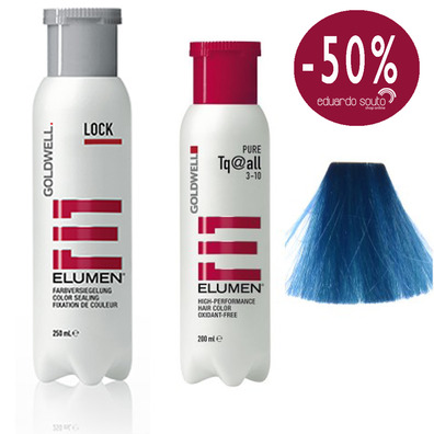 ELUMEN PACK DUO, TRATAMIENTO SELLADOR LOCK Y COLOR TQ@ALL TURQUESA