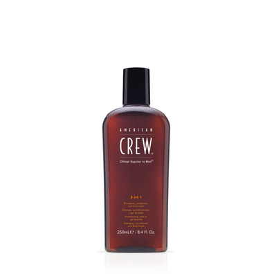 Shampooing Revitalisant 3-EN-1 American Crew 250 ml