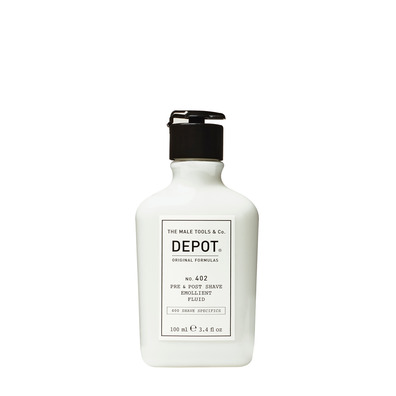 Dépôt n ° 402 Fluide émollient avant et après rasage 100 ml