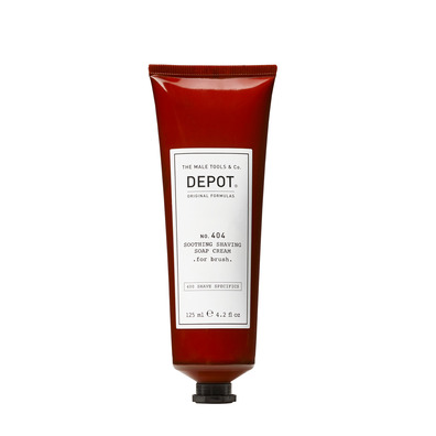 Dépôt n ° 404 Crème de savon à raser apaisante .pour brosse 30 ml