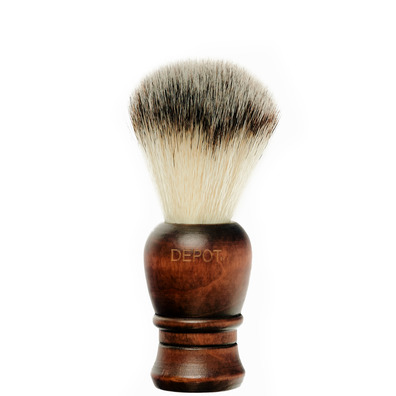 Brosse de rasage en bois Depot No.730