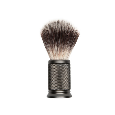 Depot No.734 Brosse de rasage vintage en métal anthracite