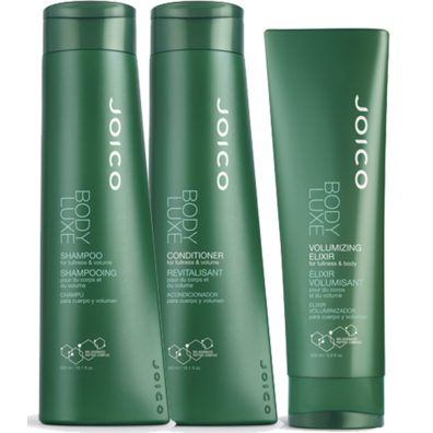 JOICO BODY LUXE PACK VOLUMEN, SHAMPOO CONDITIONER Y ELIXIR