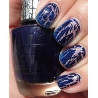 NLE63 OPI Navy Shatter