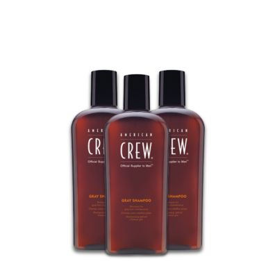 Pack 3 Shampooing Gris American Crew