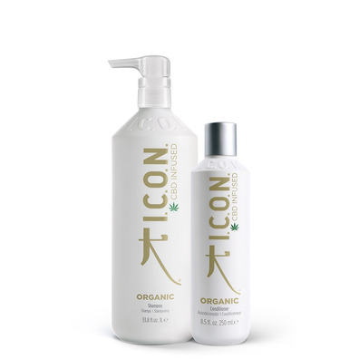 Pack Shampooing ICON Organics 1L Shampoo 1L + Conditioner 250ml