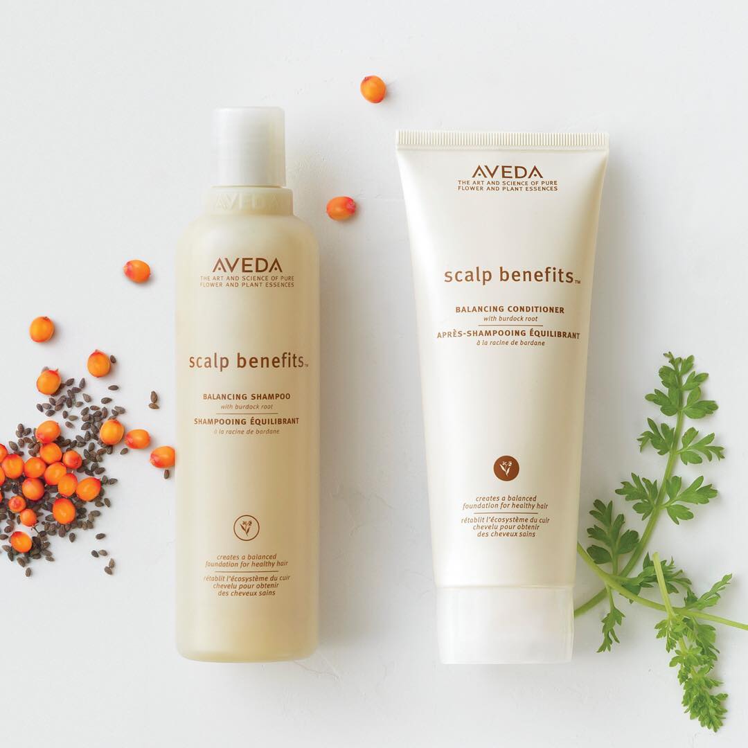 Productos naturales para el cabello de la marca Aveda